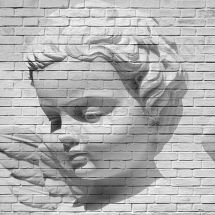 Angel Brick Wall